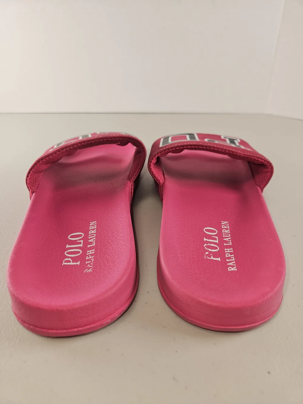 Youth Polo Ralph Lauren Slides Size 4 Hot Pink See Pictures Pre-loved